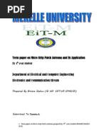 Download Microstrip Patch Antenna and Its Application by Brhane Dadso SN96463064 doc pdf