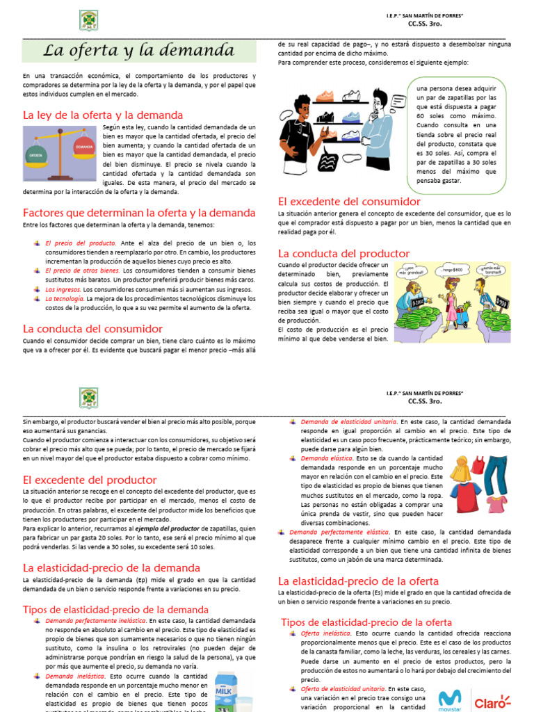 Ley de Oferta y Demanda Explicada | PDF | Oferta y demanda ...
