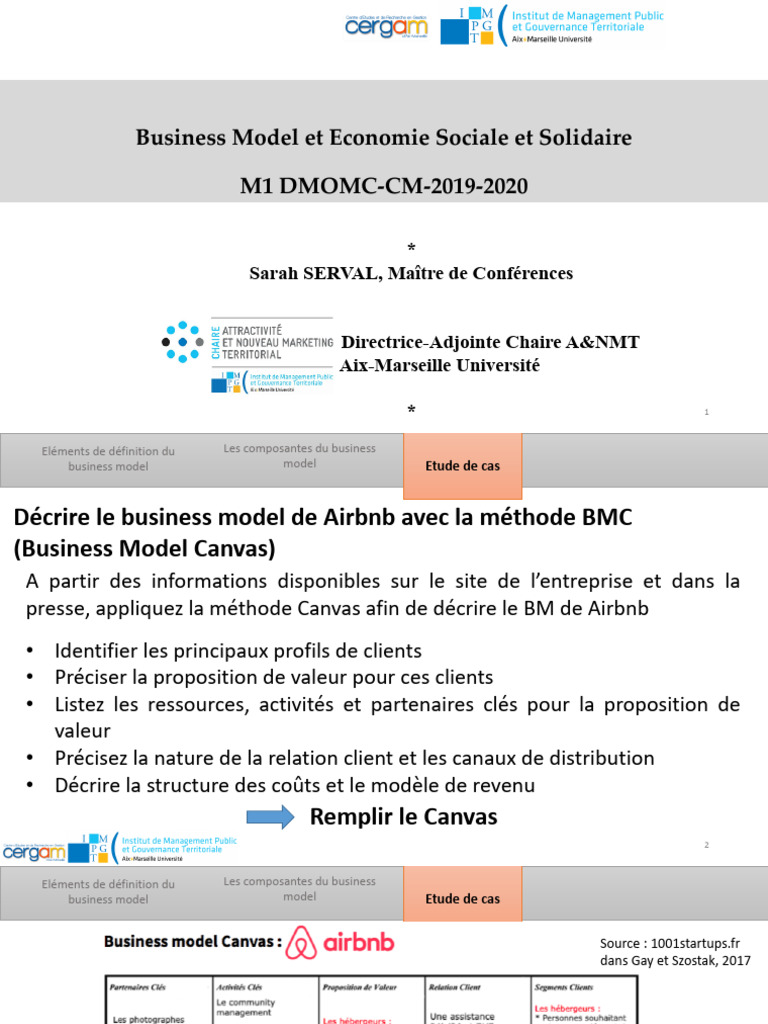 2019-M1-S2-Business Model Et Économie Sociale Et Solidaire | PDF ...