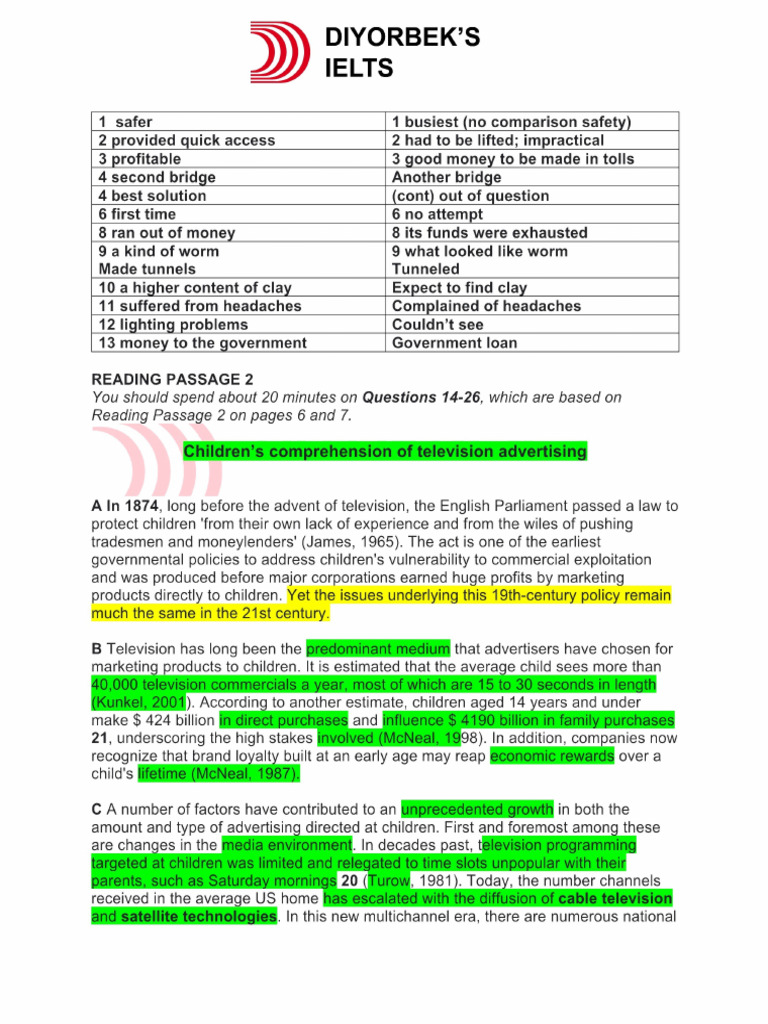 Day 2 - Passage Notes | PDF