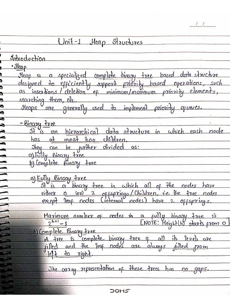 ADSA Unit-1 | PDF