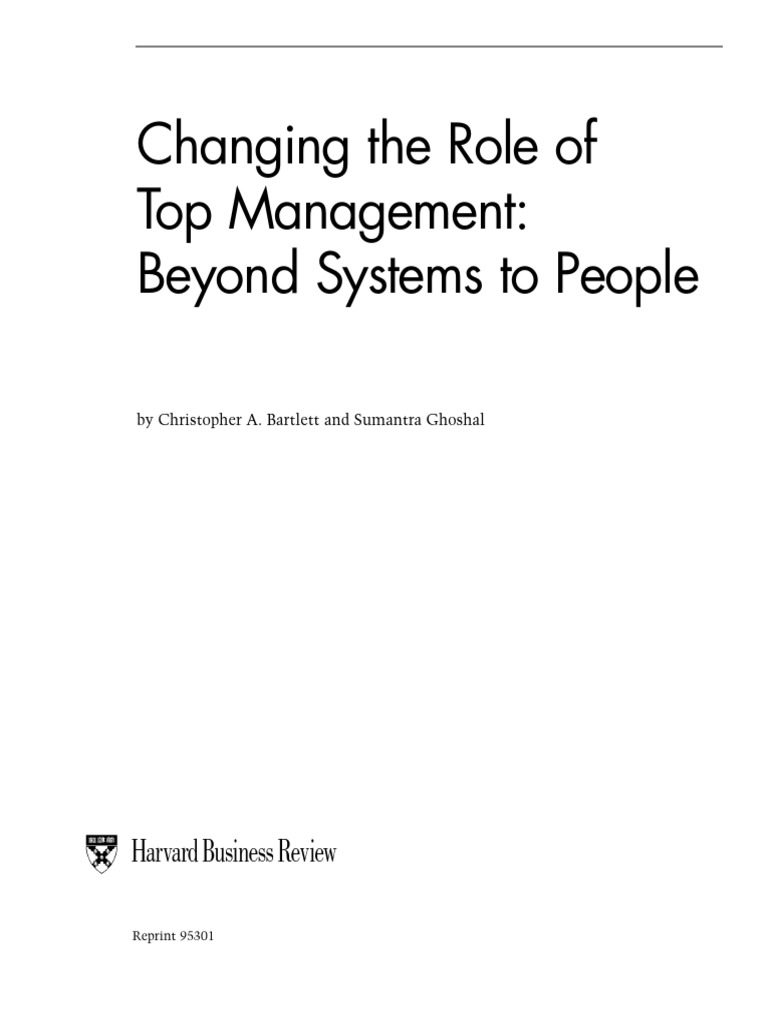 Transforming Top Management Roles | PDF | Entrepreneurship | Business