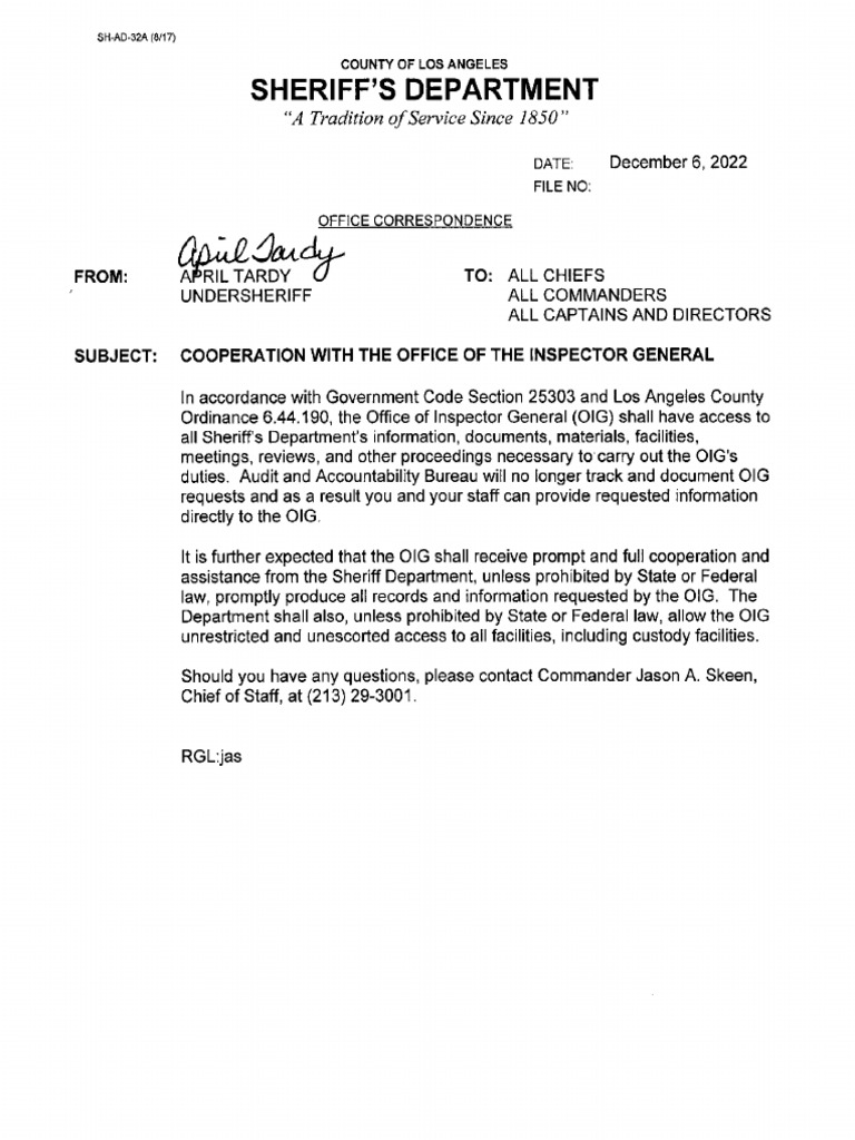 OIG Requests | PDF
