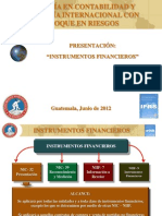 PresentaciÃ N - NIC - Instrumentos Financieros