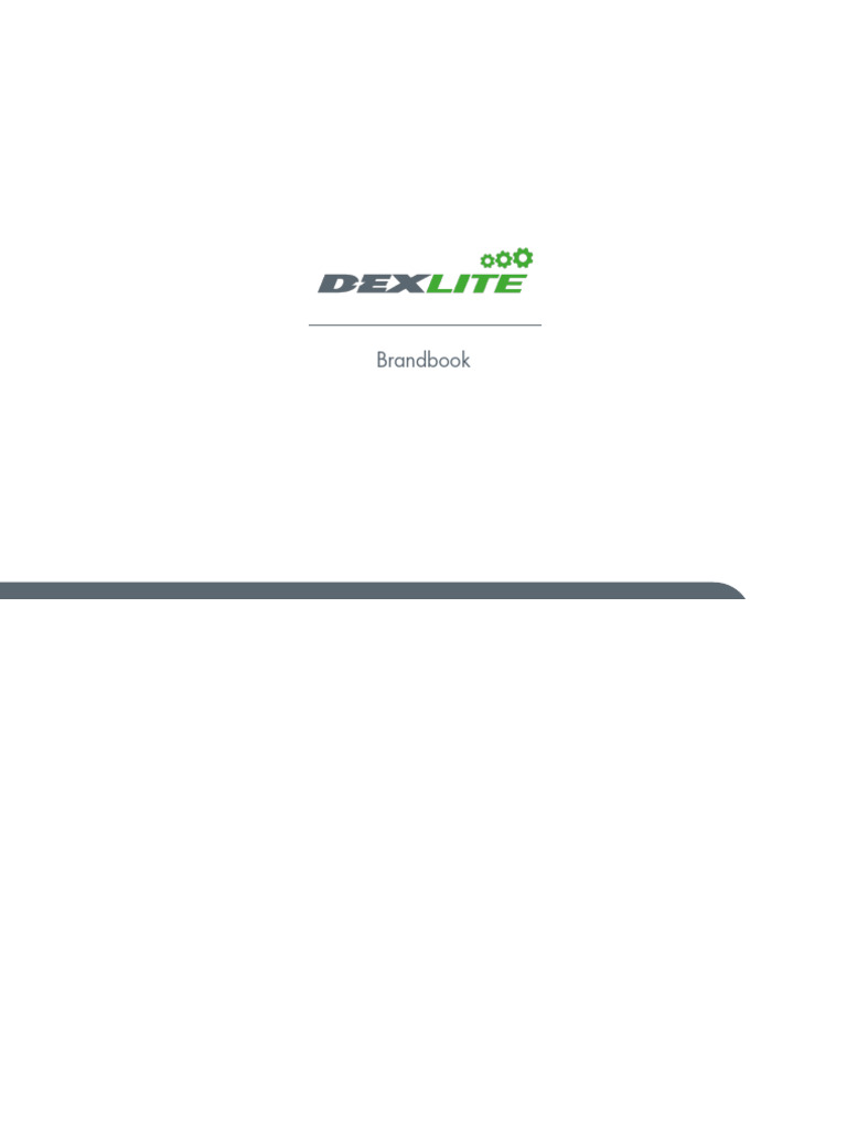 Dexlite Brandbook and Guidelines | PDF | Logos | Communication Design