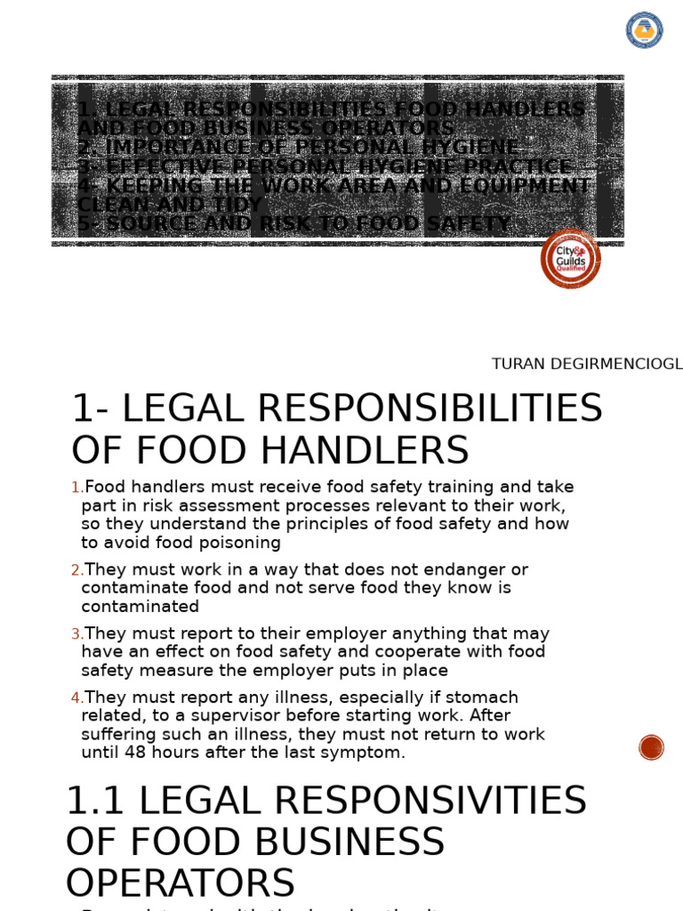 Food Safety and Hygiene Guidelines | PDF | Food Safety | Hygiene