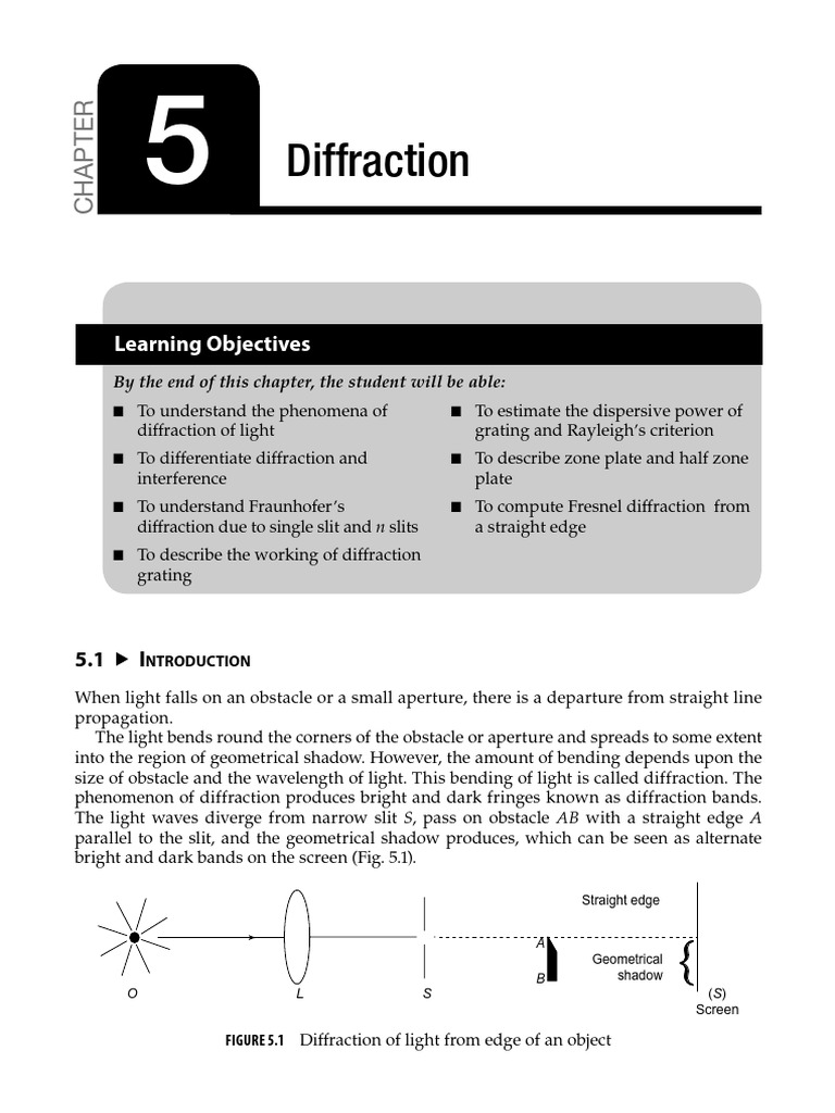 Understanding Light Diffraction Concepts | PDF | Diffraction | Physics