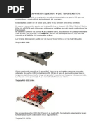 Tarjetas de Expansion