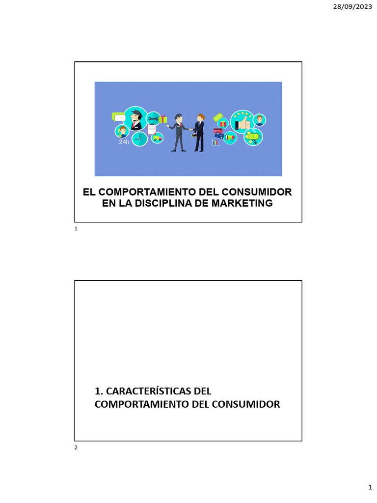 Tema 1 El Comportamiento Del Consumidor en La Disciplina Del Cliente ...