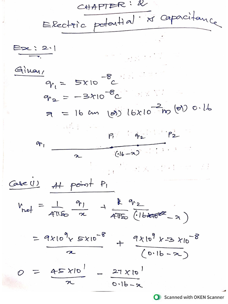 Numericals CH 2 | PDF