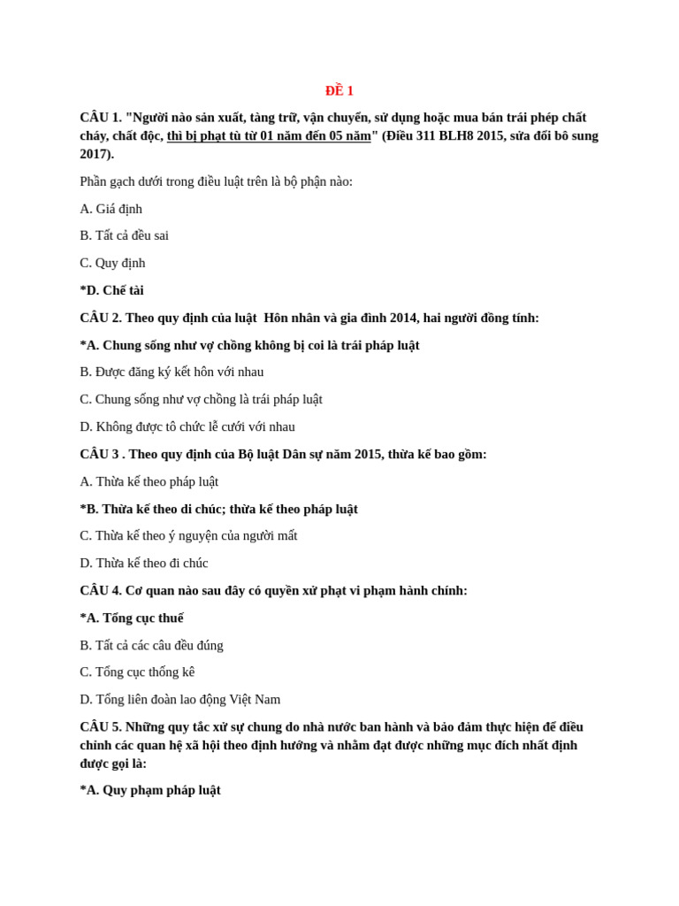 ĐỀ Ôn PLDC | PDF