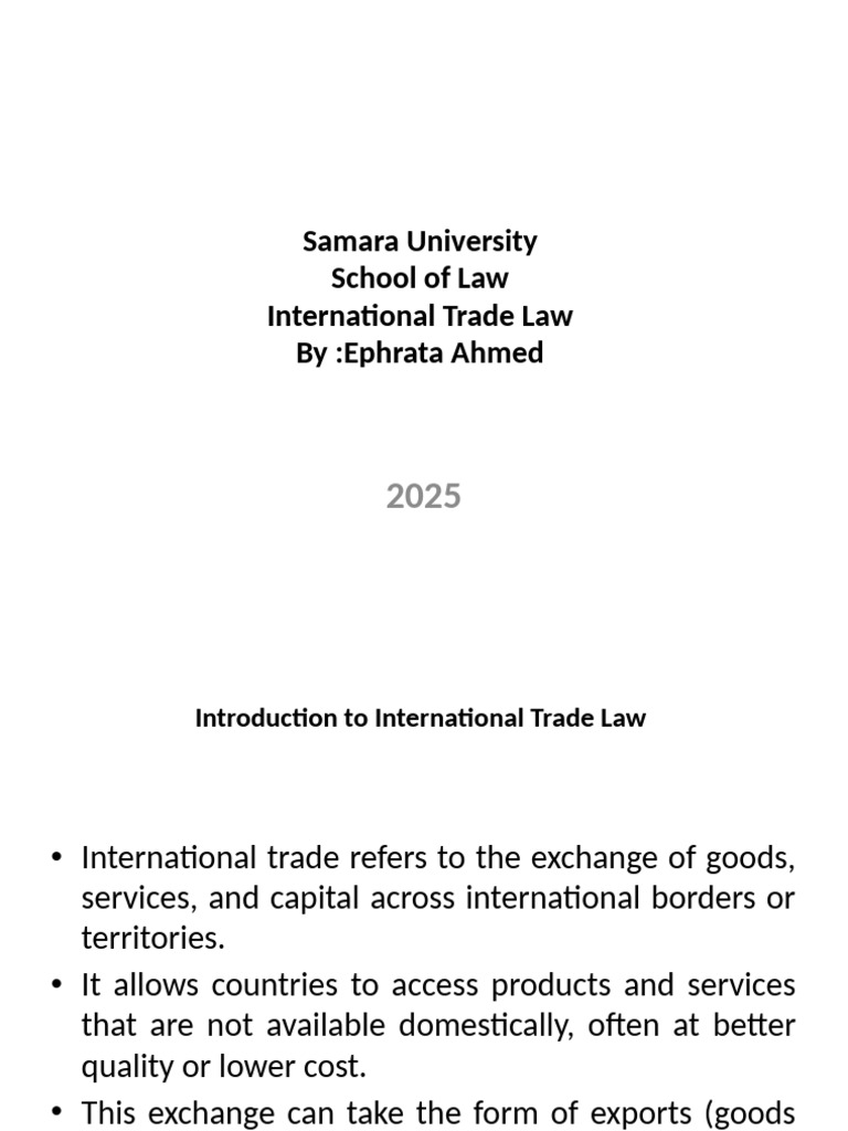 International Trade Law (2) | PDF | Dumping (Pricing Policy) | World ...