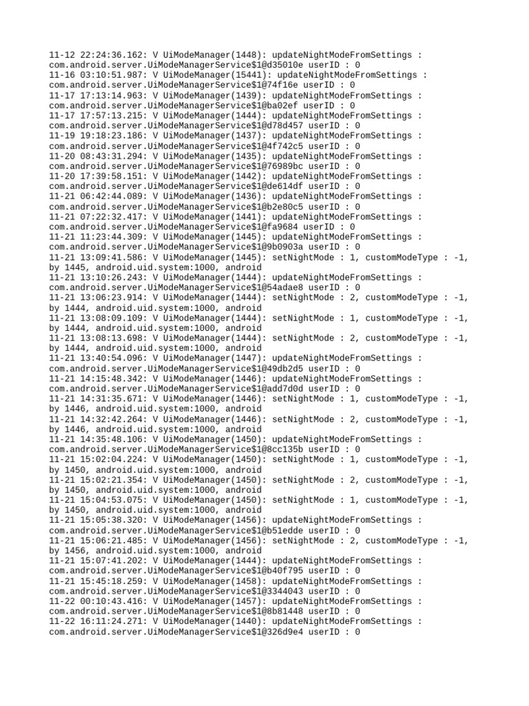 Dark Mode Log1 | PDF