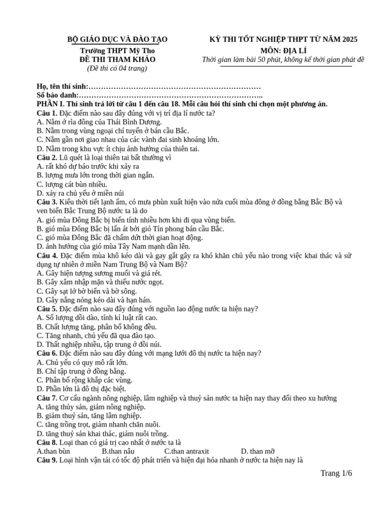 Mỹ Tho Sản Phẩm Nộp Sau TH - Anh Bùi Thị Tú | PDF