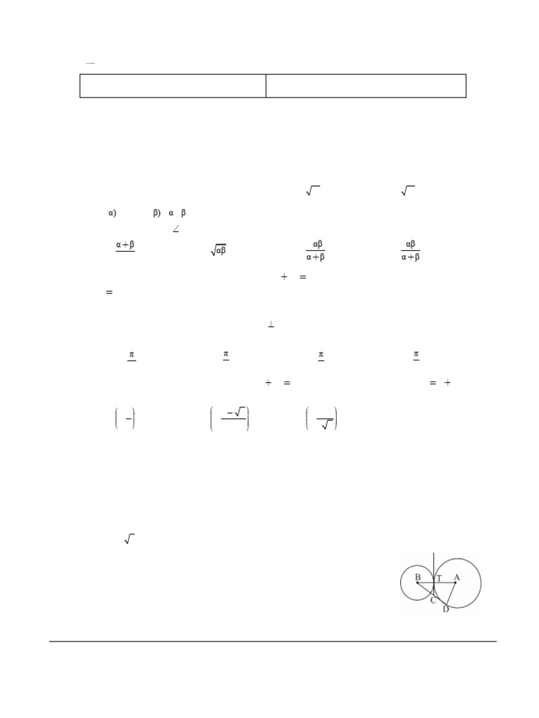 Mathematics Circle Problems Solutions | PDF | Circle | Area