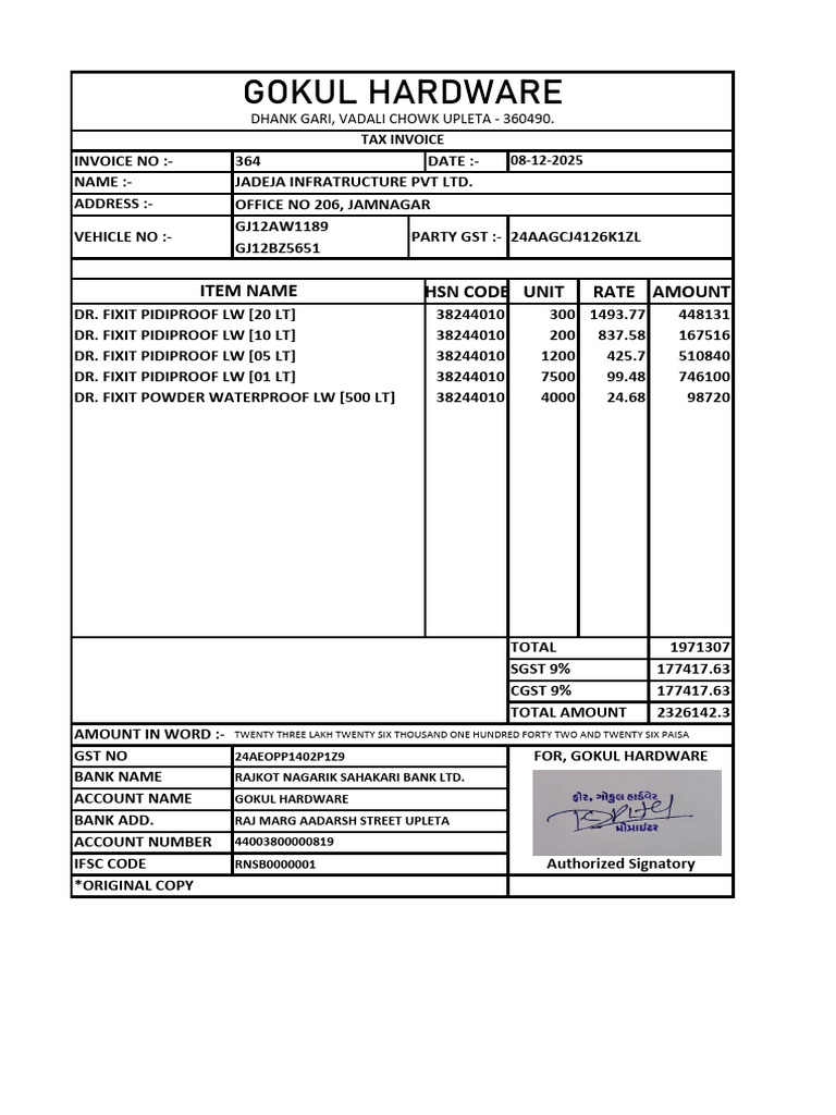 Invoive 364 | PDF