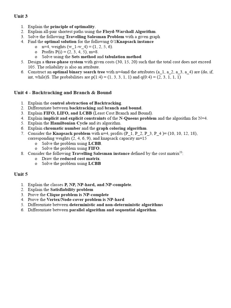 Daa Assignment.docx | PDF
