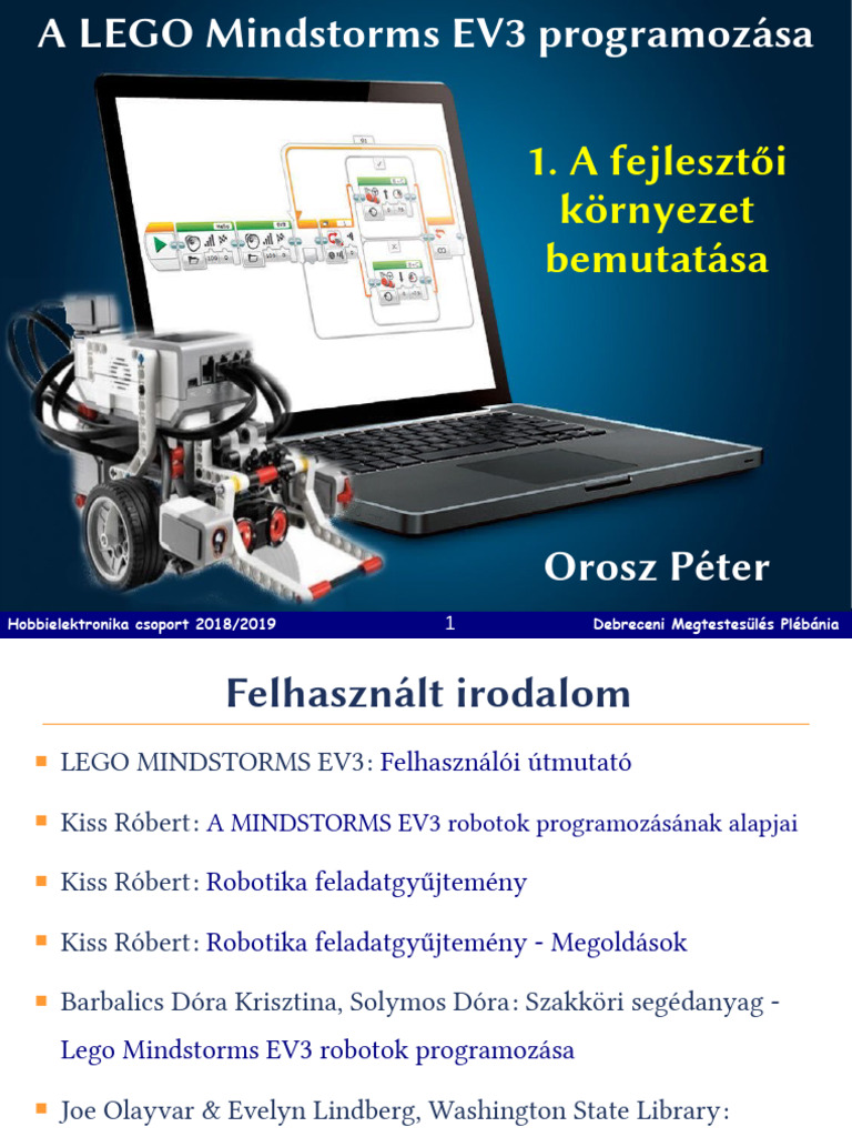 A LEGO Mindstorms EV3 Programozása | PDF