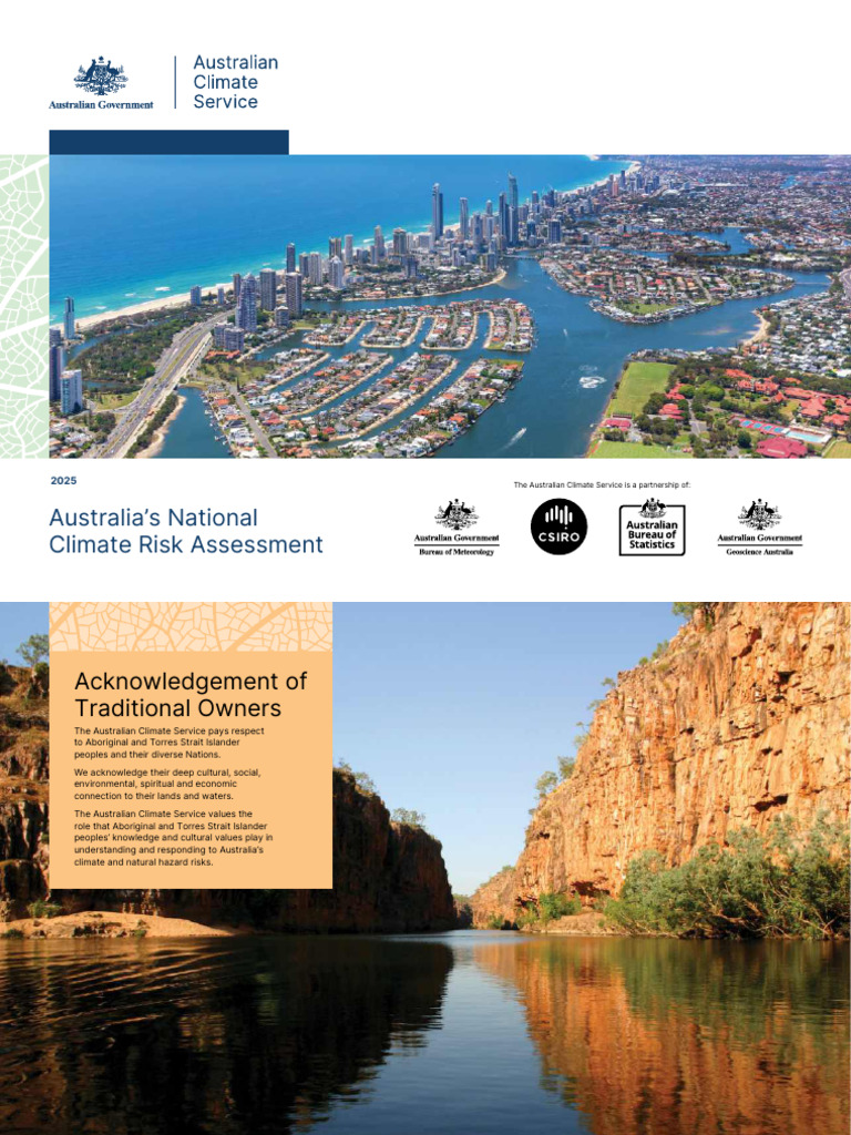 Australias National Climate Risk Assessment Report 2025 | PDF | Cost Of ...