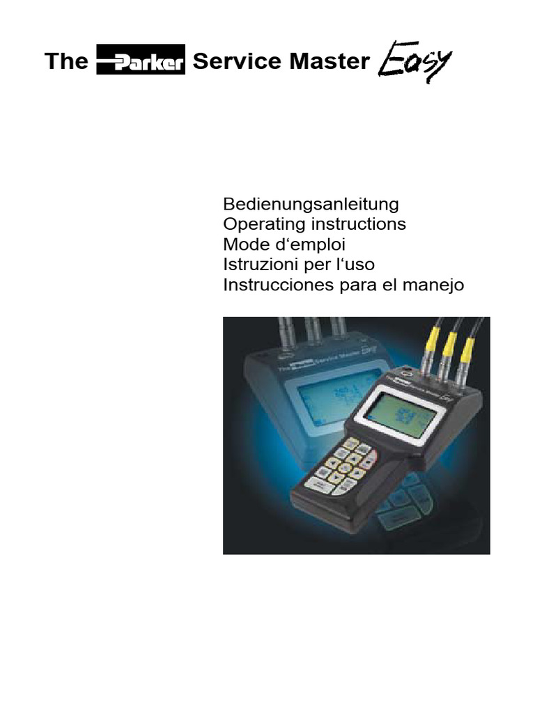 Service Master Operating Instructions | PDF | Menu (Computing ...