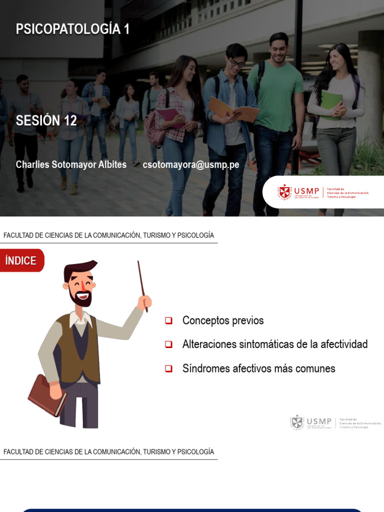 Semana 12 Psicopatología de La Afectividad II | PDF | Ansiedad | Las ...