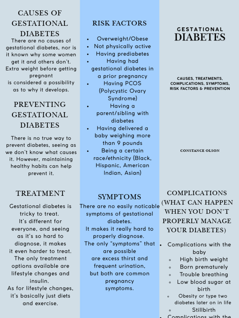Gestational Diabetes | PDF | Diabetes | Gestational Diabetes