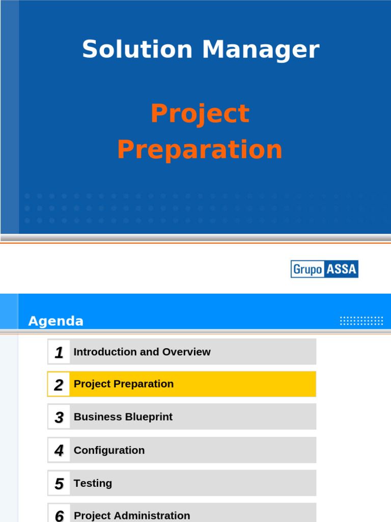 SAP Solution Manager Project Prep Guide | PDF | Computing | Software