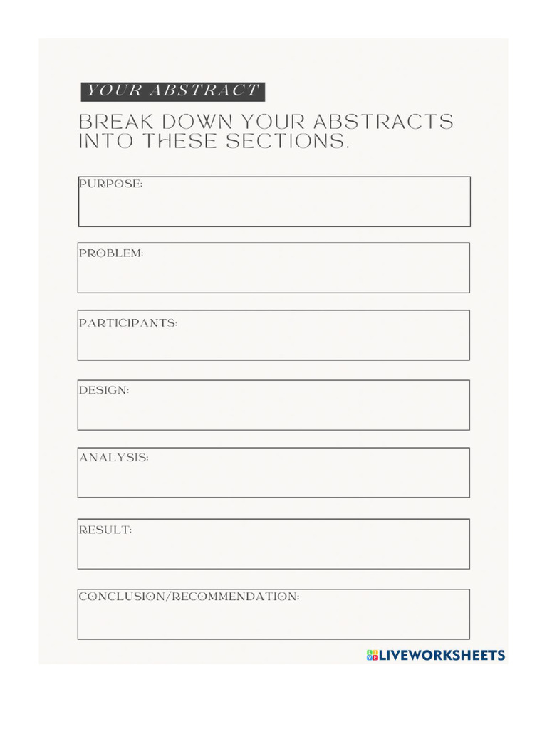 Your Abstract | PDF
