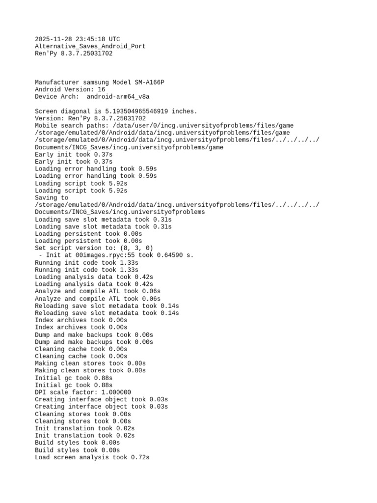 Log | PDF | Computer File | Android (Operating System)