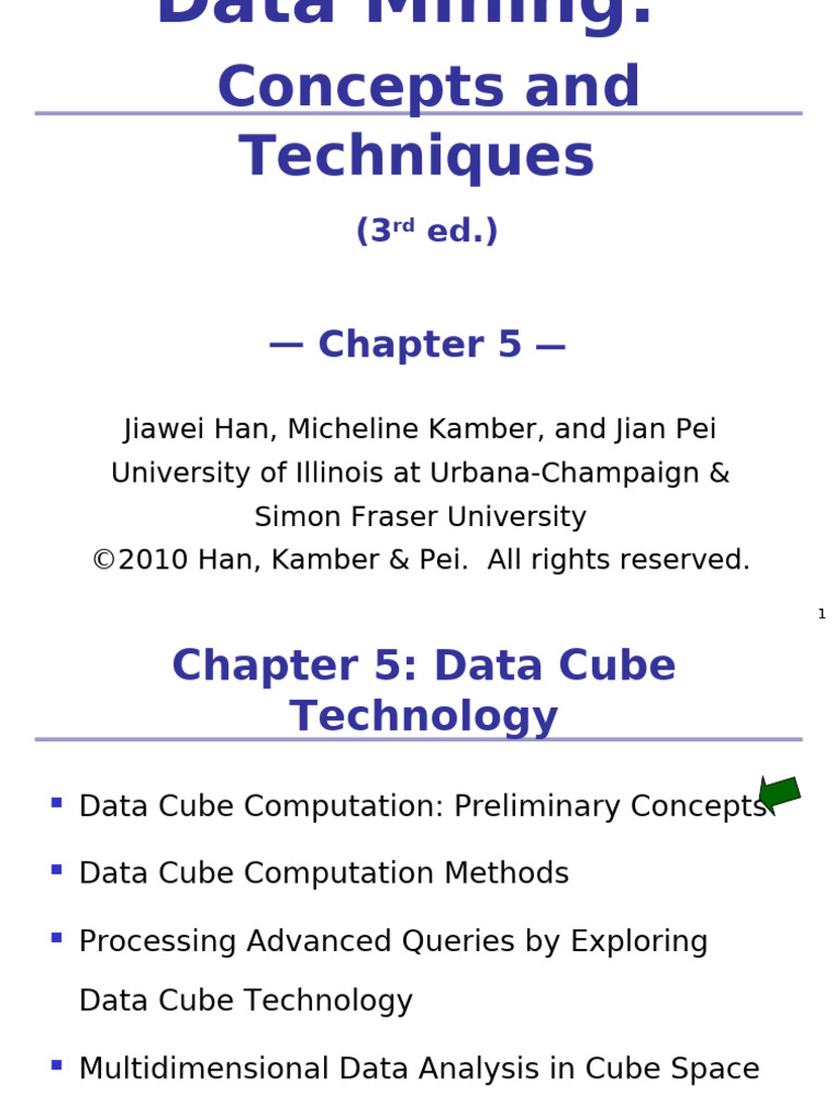 Data Cube Technology Overview | PDF | Sampling (Statistics) | Computing