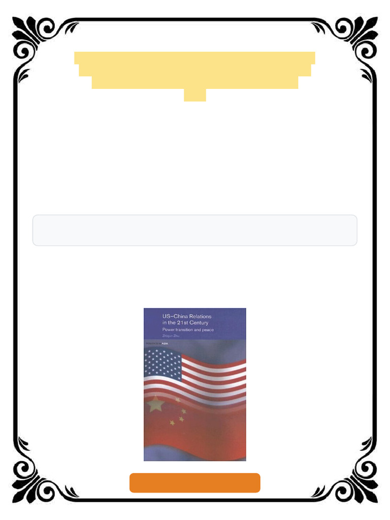 US China In The 21 Century Power Transition And Peace Politics in Asia ...