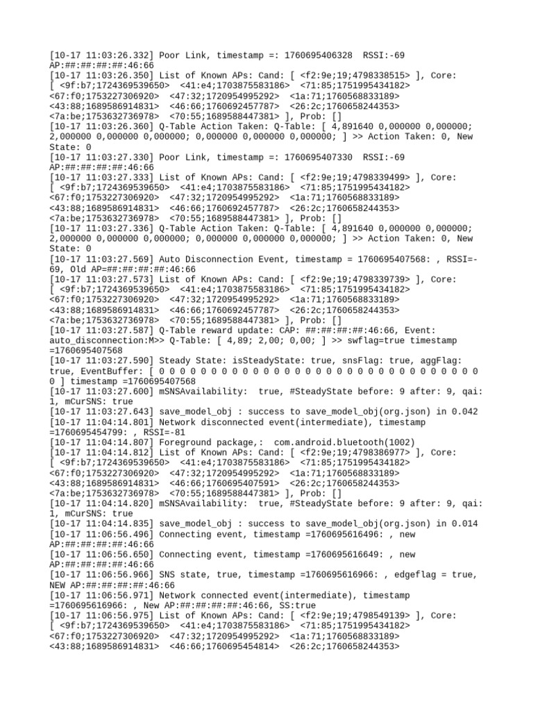 Network Connection Events Log | PDF | Computer File Formats