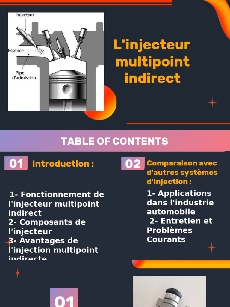 Injecteur Multipoint Indirect : Fonctionnement et Avantages | PDF ...