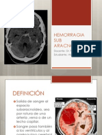 Hemorragia Sub Aracnoidea