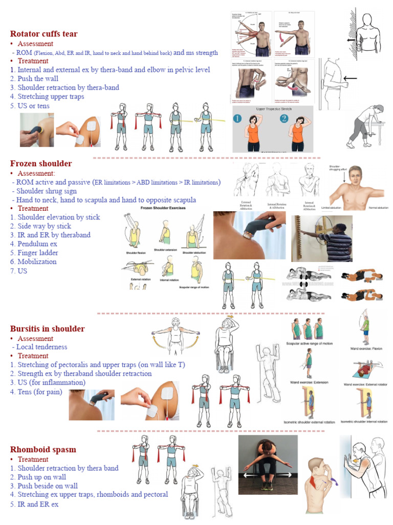 Comprehensive Guide to Shoulder and Joint Treatments | PDF