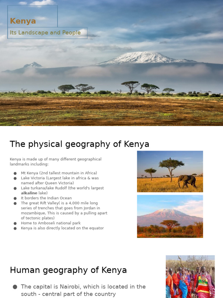 Discover Kenya: Geography and Culture | PDF