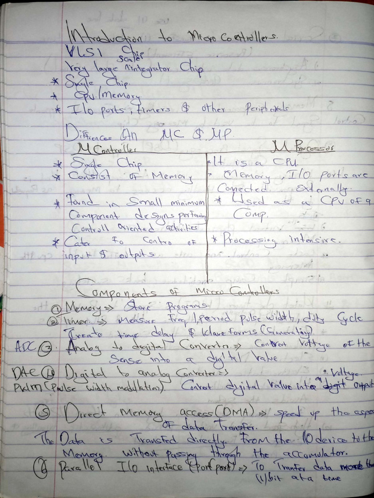 Microcontroller | PDF
