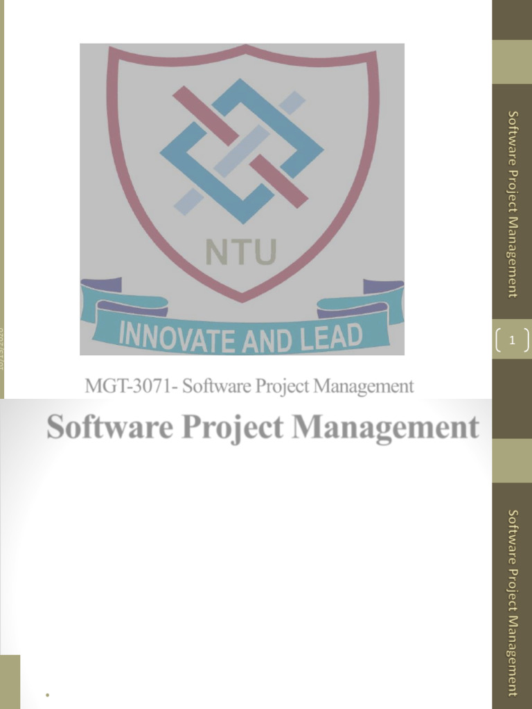 Lecture No 6 | PDF | Project Management | Software