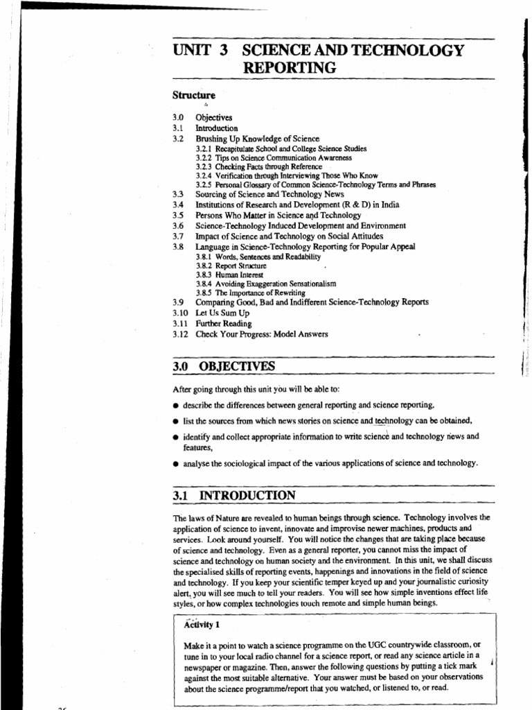 Science and Technology Reporting Guide | PDF | Science | Jargon