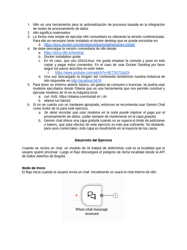 Automatización de Procesos con n8n y Gemini | PDF | Software ...