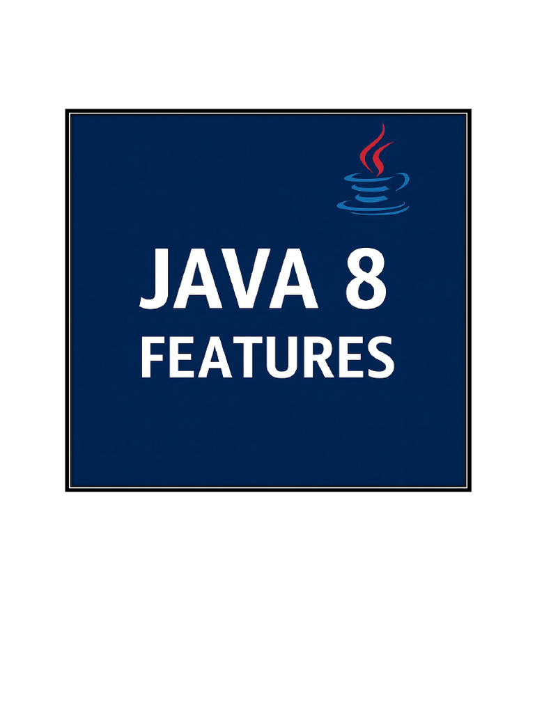 Java 8 Features for Interview Prep 1763555940 | PDF | Method (Computer ...