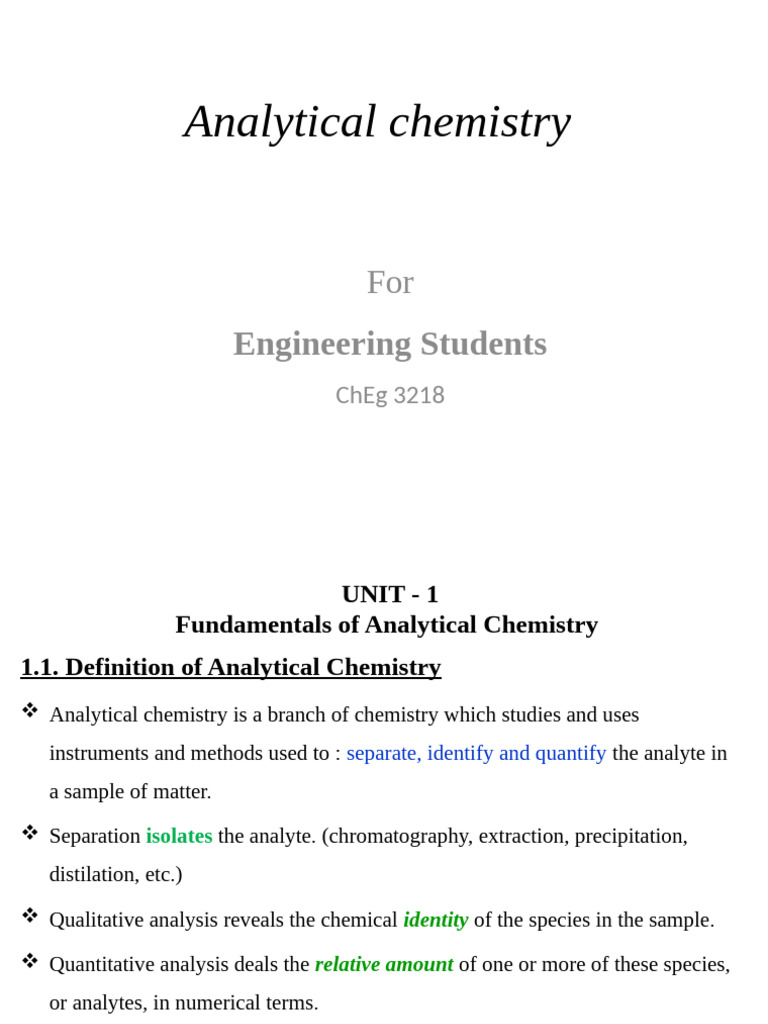 Fundamentals of Analytical Chemistry | PDF | Redox | Electrochemistry