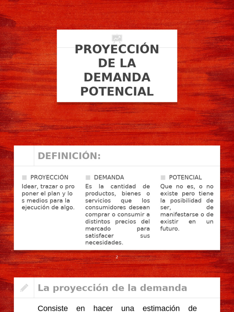 Proyección de La Demanda Potencial | PDF | Benchmarking | Mercado ...
