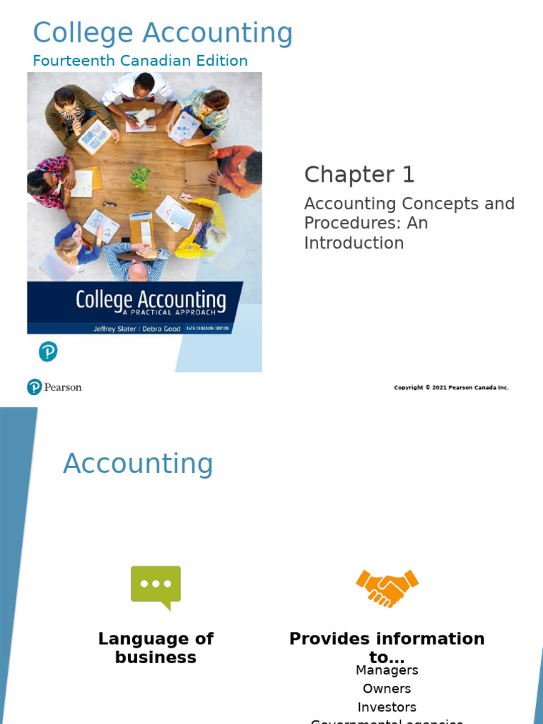 Introduction to College Accounting Concepts | PDF | Equity (Finance ...