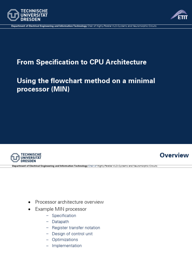 MIN Processor Architecture Overview | PDF | Central Processing Unit ...