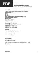 Seismic Analysis of Tall Building (ASCE7-02 & IBC)