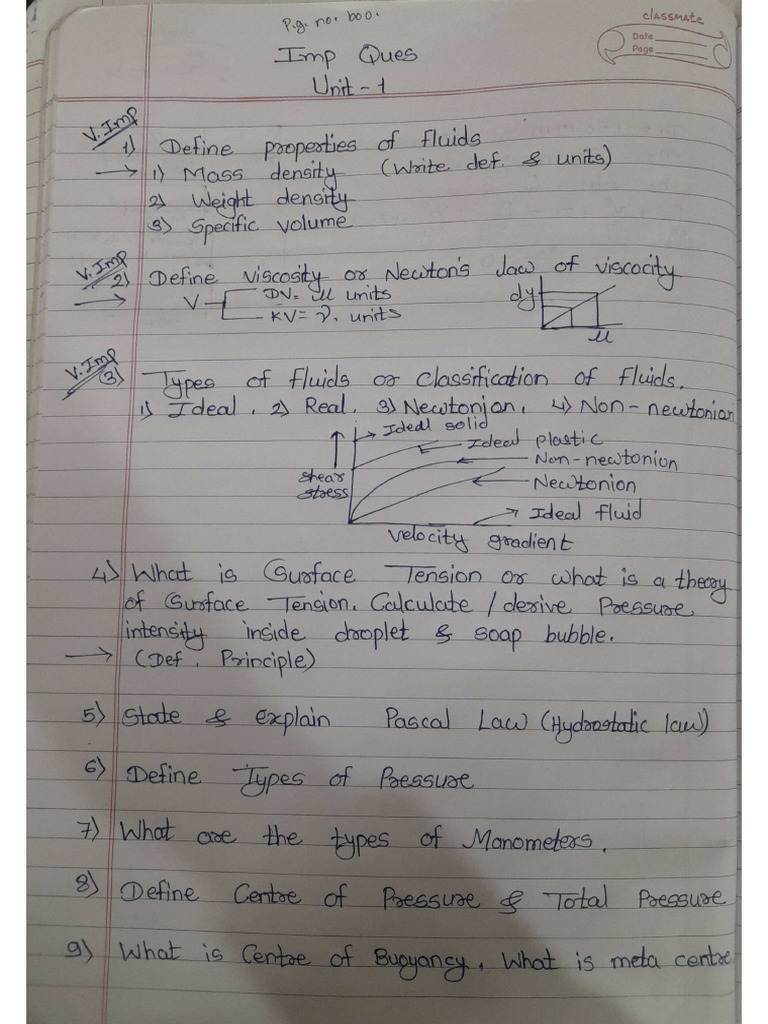 FM IMP Questions for Insem | PDF