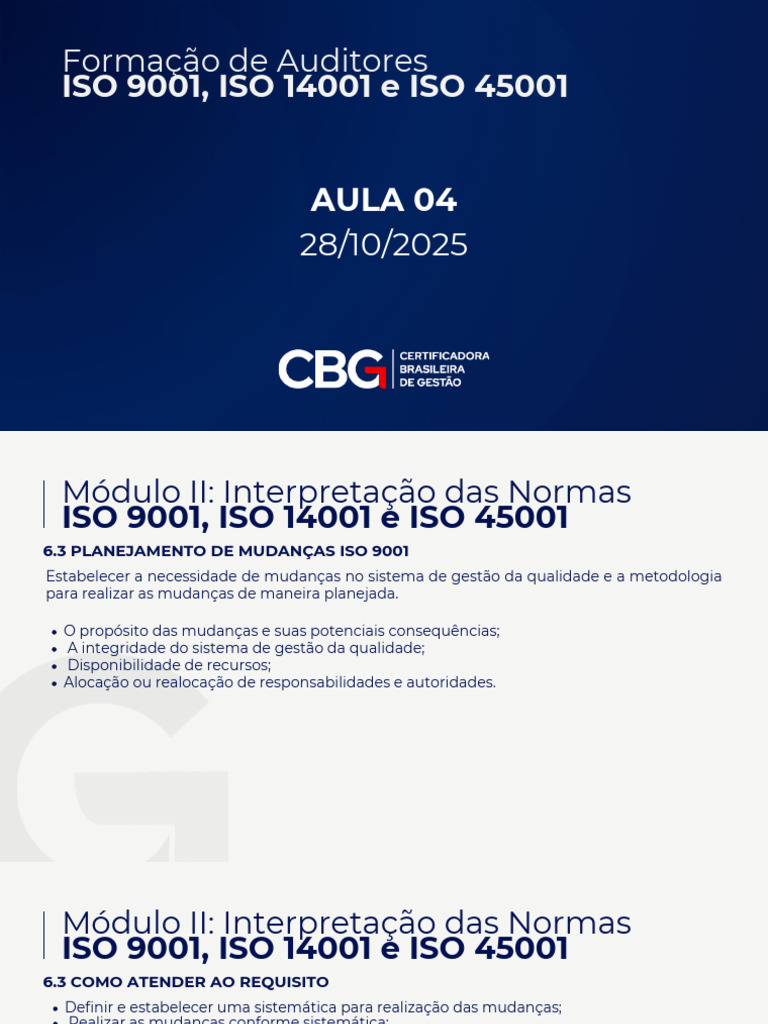 Gestão de Mudanças e Recursos ISO 9001-45001 | PDF | Competência ...