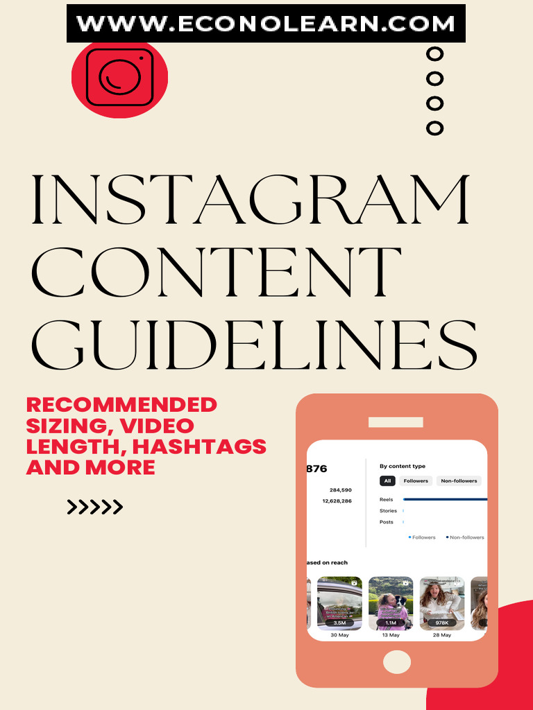 Instagram Content Guidelines & Tips | PDF | Video | Display Resolution