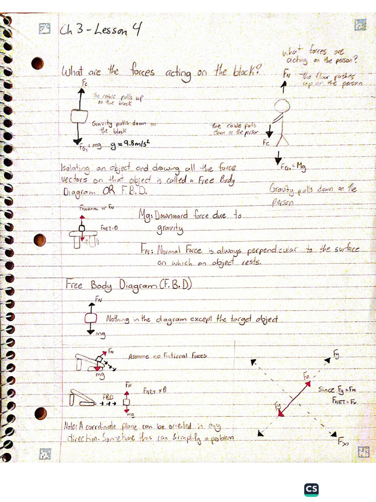 CH 3 - Physics 11 - Lesson 4 | PDF